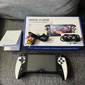 Handheld Game Console - Black and White